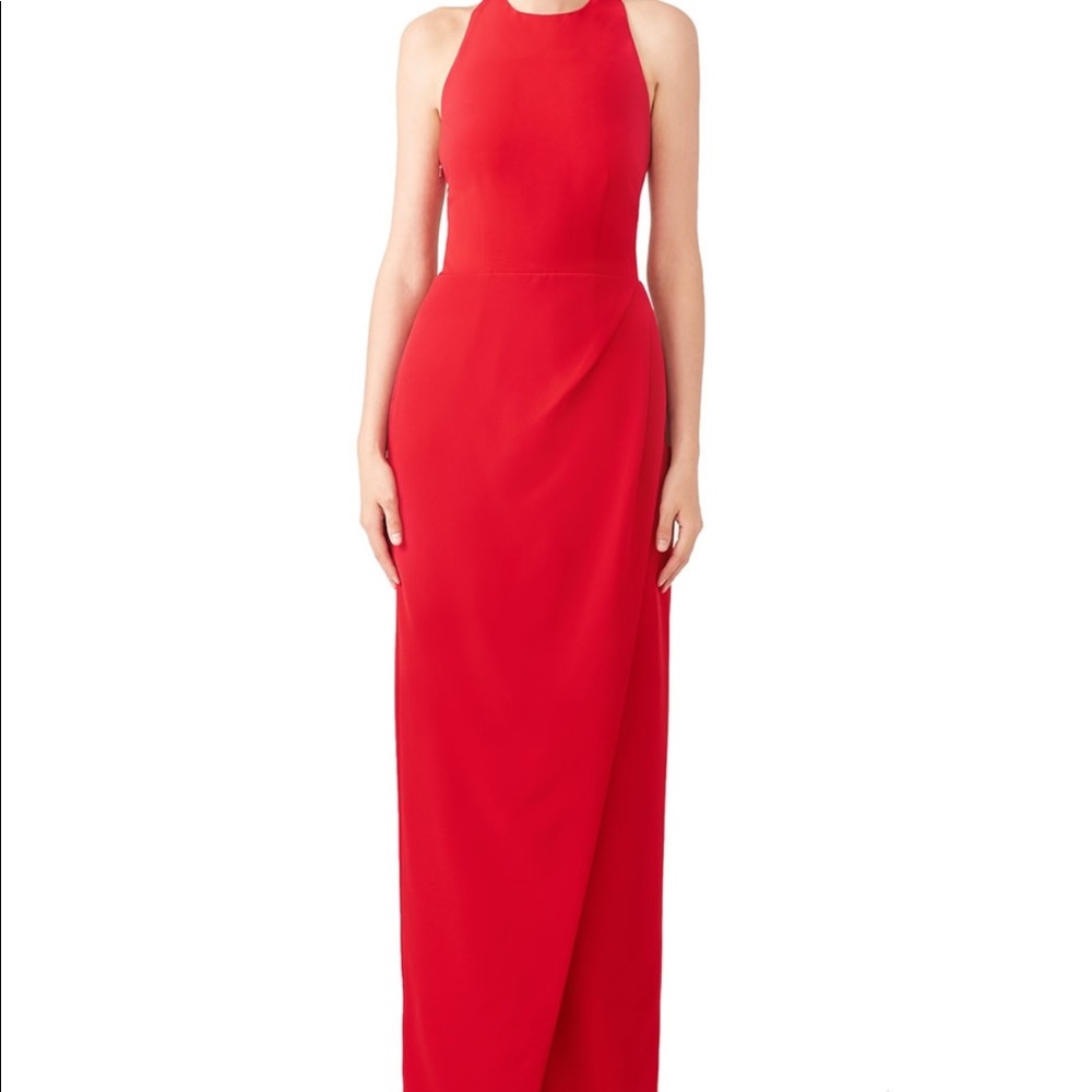 JS Collection Red Formal Ball Gown